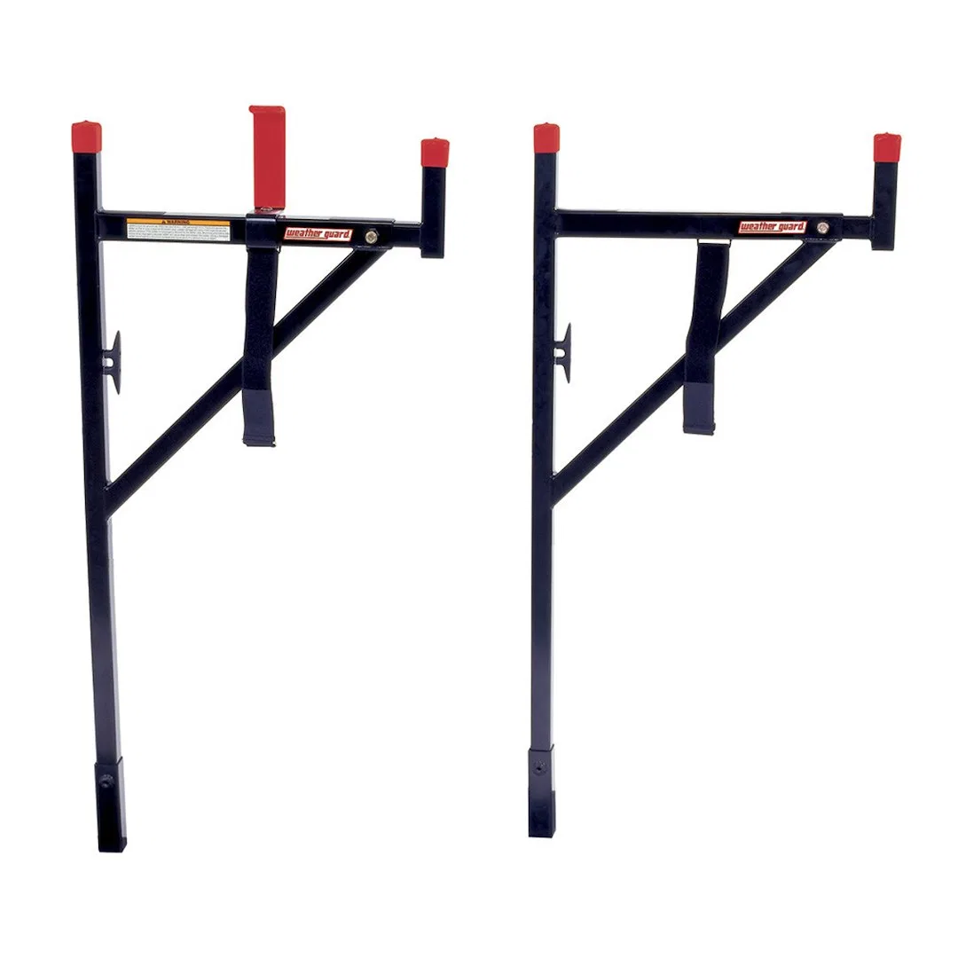 1450 – WEATHERGUARD Ladder Rack, 250 Pound Capacity Bolt On Bed Mount Multi-Fit 52-1/4 Inch Height Horizontal Adjusta...